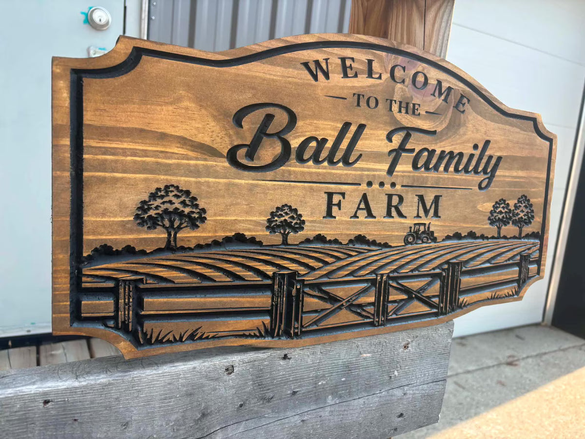 Custom Farm Sign