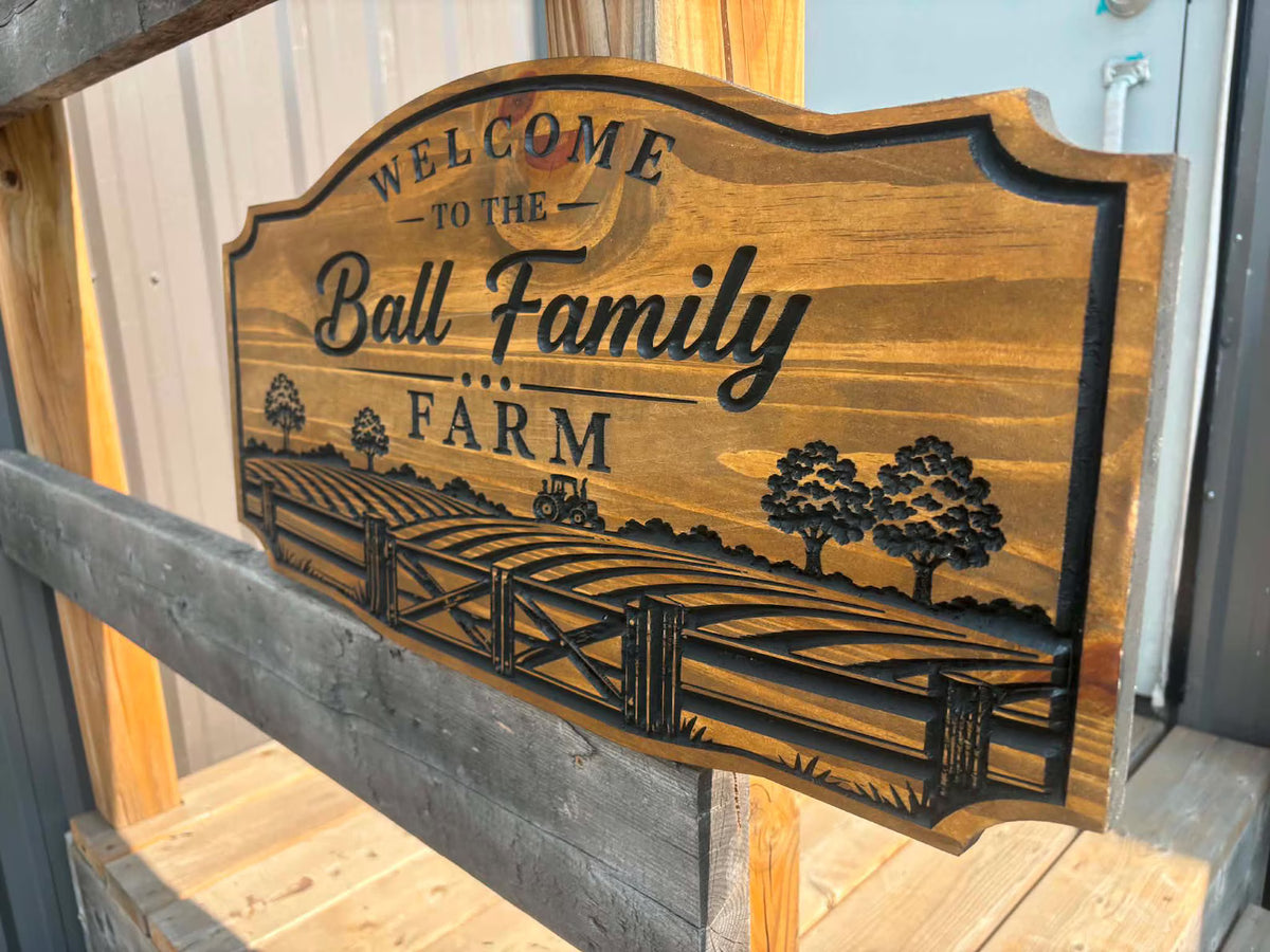 Custom Farm Sign