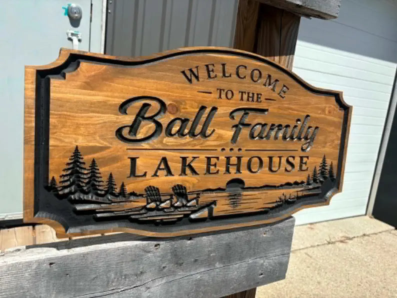 Custom Lakehouse Sign