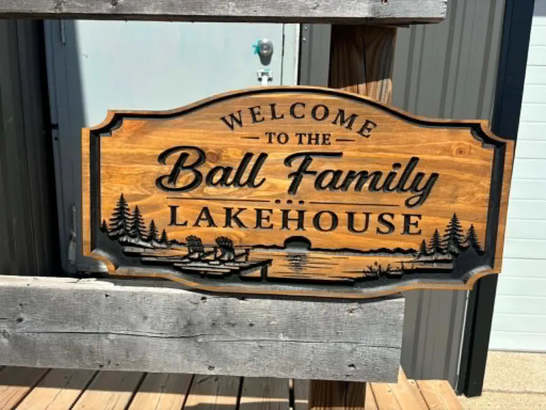 Custom Lakehouse Sign
