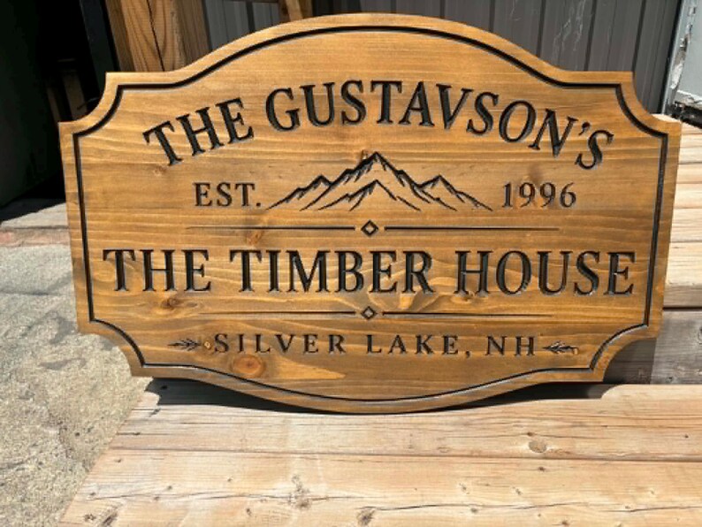 Mountain Cottage Sign