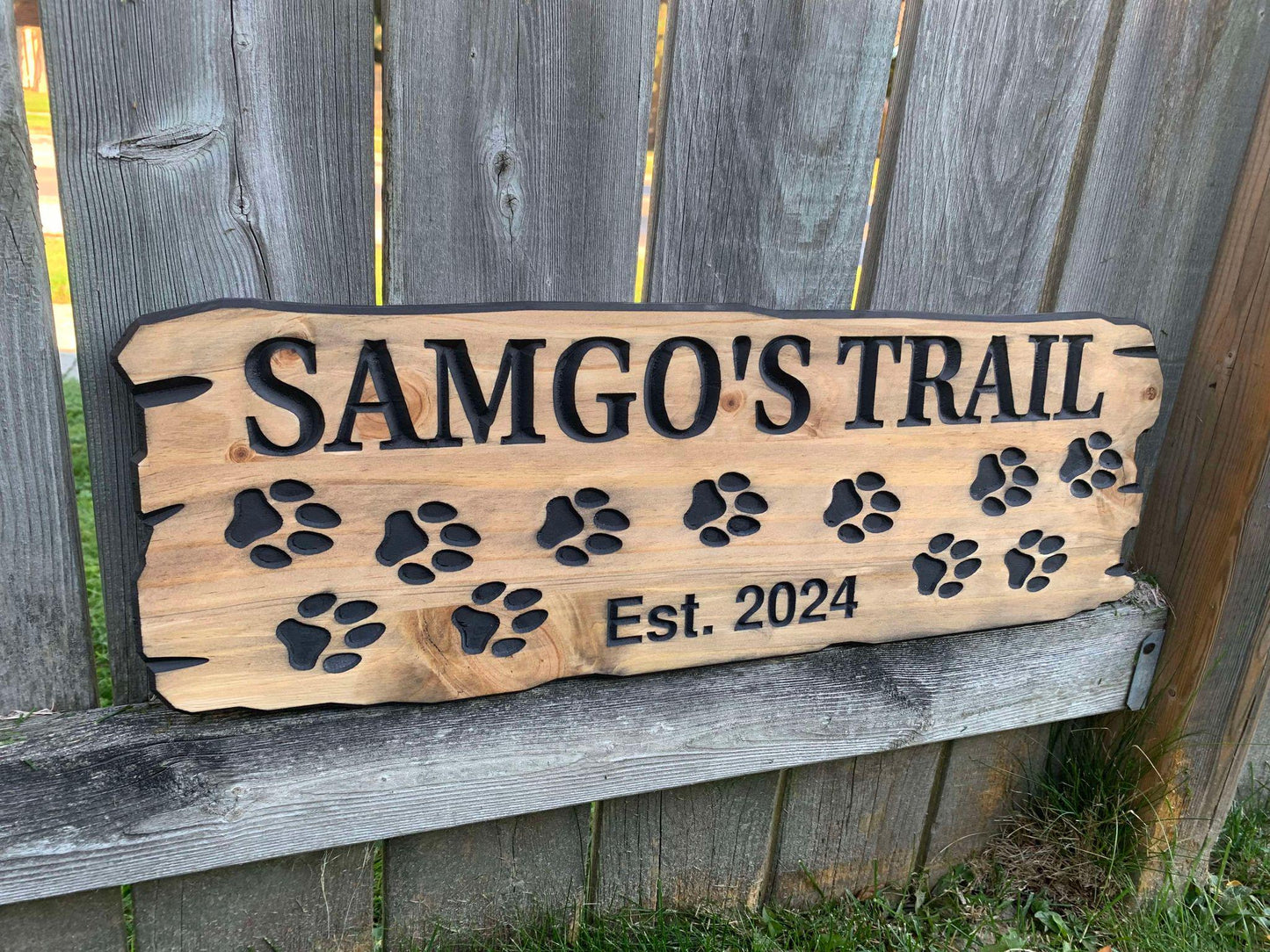 Custom Dog Trail Sign