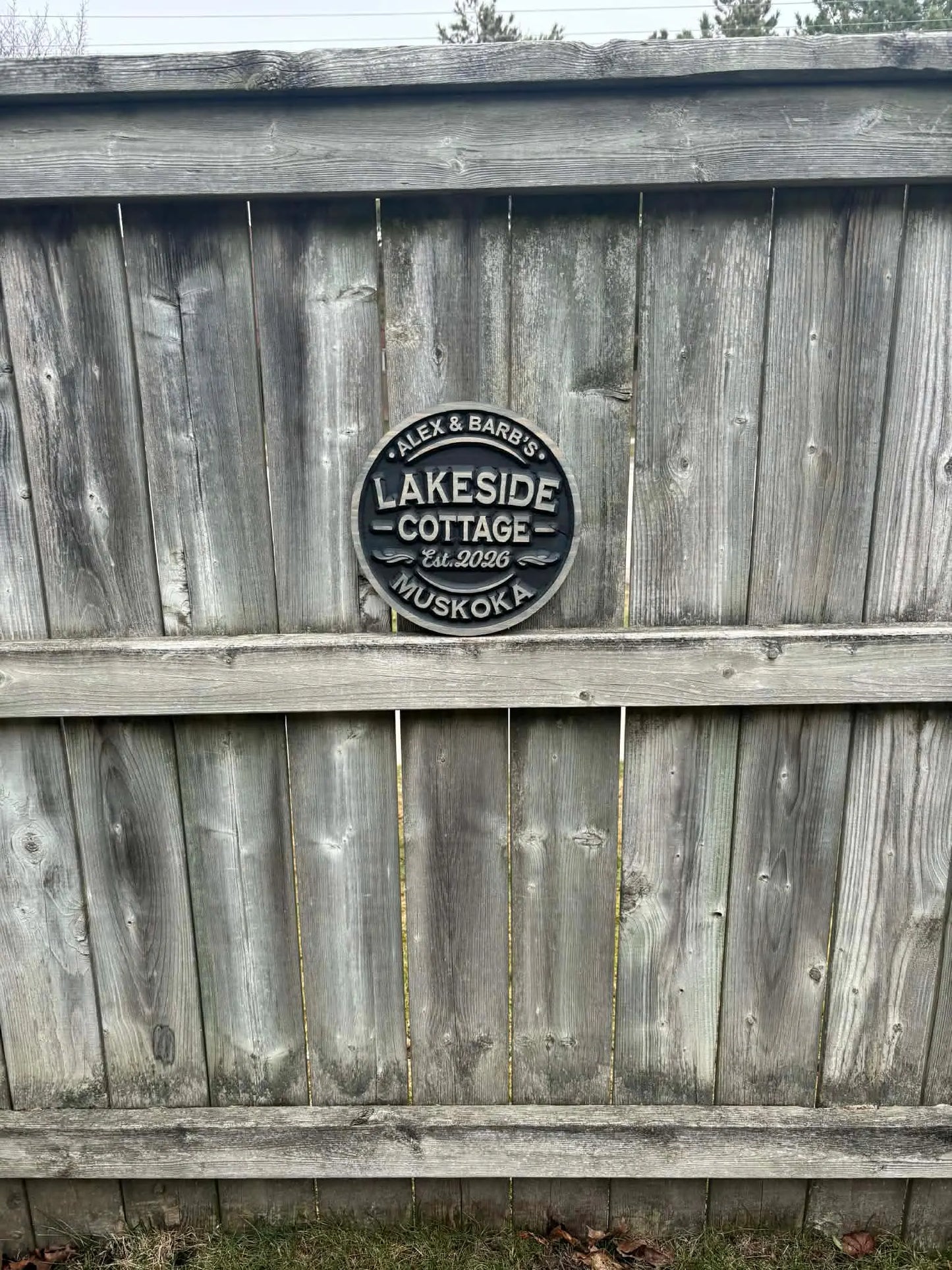 3D Cottage Sign