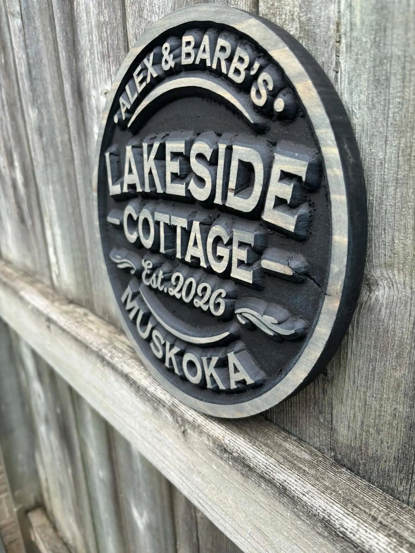 3D Cottage Sign