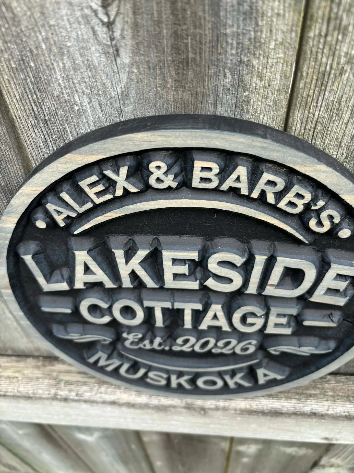 3D Cottage Sign