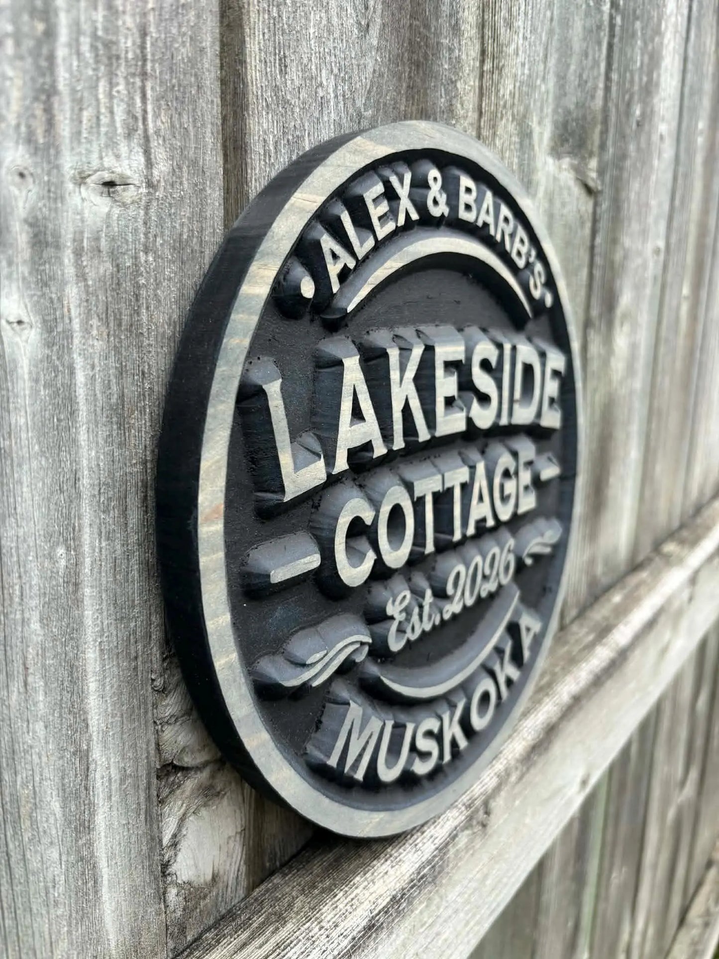 3D Cottage Sign