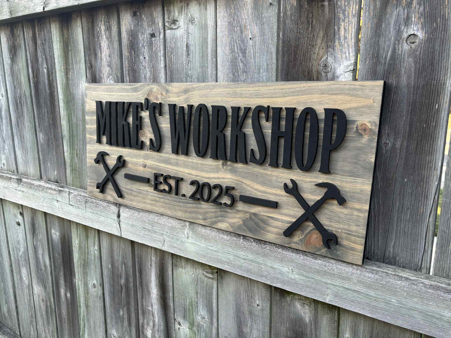 3d Workshop Sign