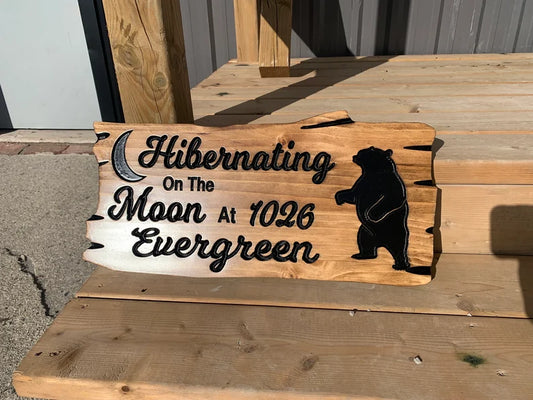 Outdoor Cottage Sign | Custom Cottage Sign | Wood Cottage Sign | Anniversary Gift | Welcome Sign | Rustic Cottage Sign | Engraved Sign