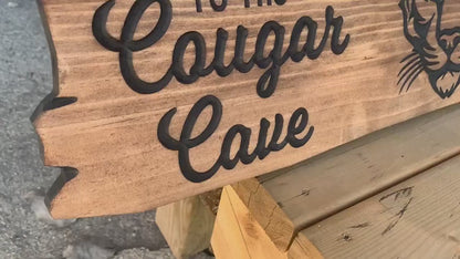 Cottage Sign | Custom Cottage Sign | Wood Cottage Sign | Anniversary Gift | Welcome Sign | Outdoor Rustic Cottage Sign | Engraved Sign