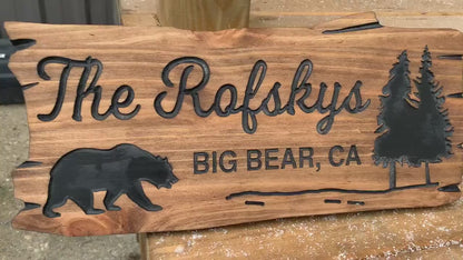 Outdoor Cottage Sign | Custom Cottage Sign | Wood Cottage Sign | Anniversary Gift | Welcome Sign | Rustic Cottage Sign | Engraved Sign