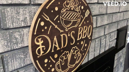 Custom Wooden BBQ Sign | Beers | Personalized Backyard Sign |