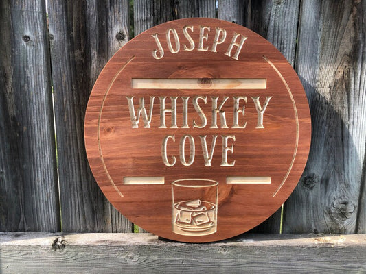 Custom Bar Sign | Personalized Wood Sign | Wooden Bar Sign | Custom Engraved Wood Sign